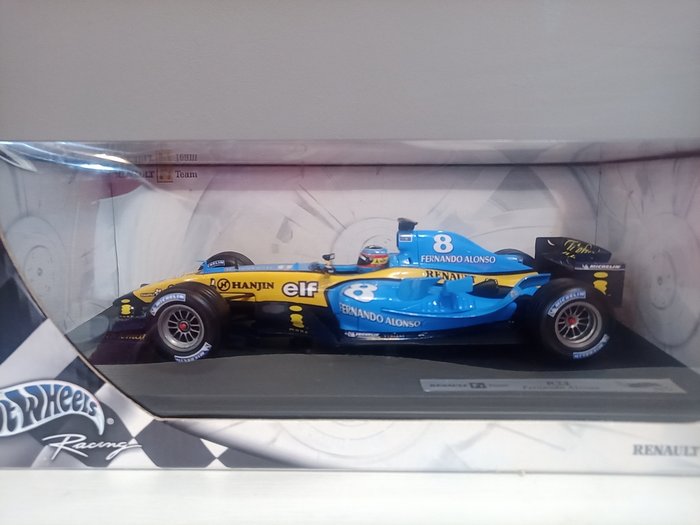 Hot Wheels 1:18 - 1 - Model car - Renault F1 Team R24 Fernando Alonso -  Catawiki