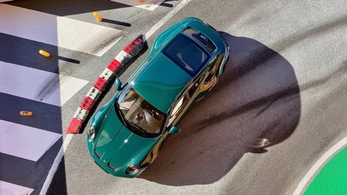 Modellino Norev, diorama Motoring Dioramas - Diorama Porsche 992 GT3  Touring - Diorama Weissach Test Track - 2020+ - Italy - Catawiki