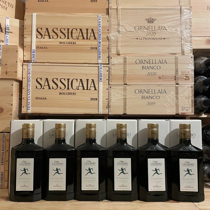 Marchesi Frescobaldi, Laudemio 2023 - Ekstra-neitsytoliiviöljy - 6 - 500ml pullo
