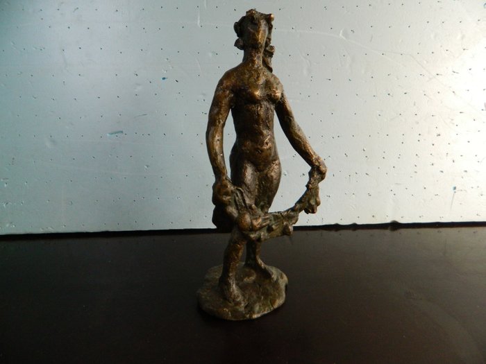 Teun Roosenburg (1916-2004) - Sculpture - Nu féminin - 20 cm (1) - Bronze