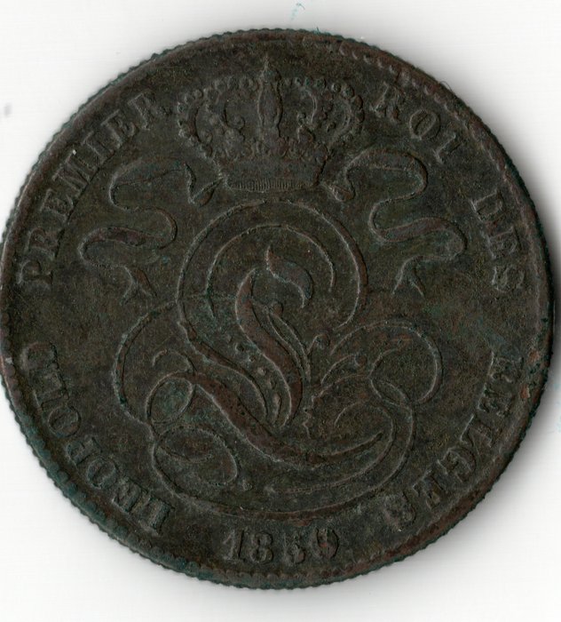 Belgium. Leopold I (1831-1865). 5 Cents 1850