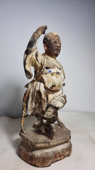 TAIWAN MYTHICAL HERO - Legno - Cina - Dinastia Qing (1644-1911)