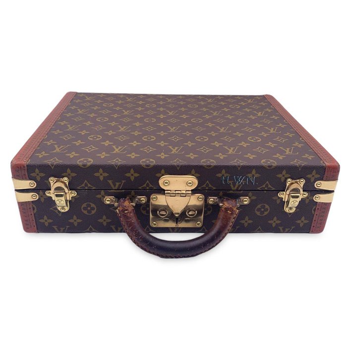 Sold at Auction: Louis Vuitton Red Epi Leather Alzer 65 Hardside Trunk