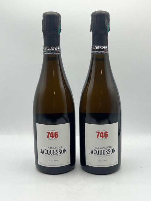 champagne Jacquesson cuvée n°746 - 香檳 Extra Brut - 2 Bottle (0.75L)