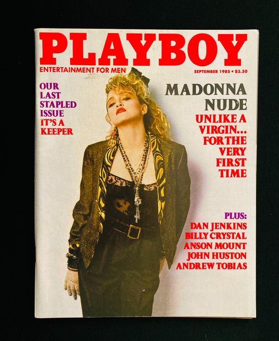 1985 Playboy - Nude 11 First Photos on Magazine - Madonna