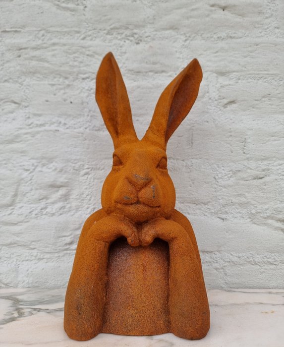 雕像 - Thinking hare - 铁