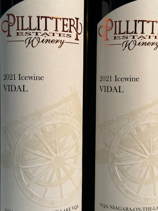 2021 Pillitteri Estates Winery - Vidal Icewine - Niagara-on-the-Lake - 3  Half Bottles (0.375L) - Catawiki