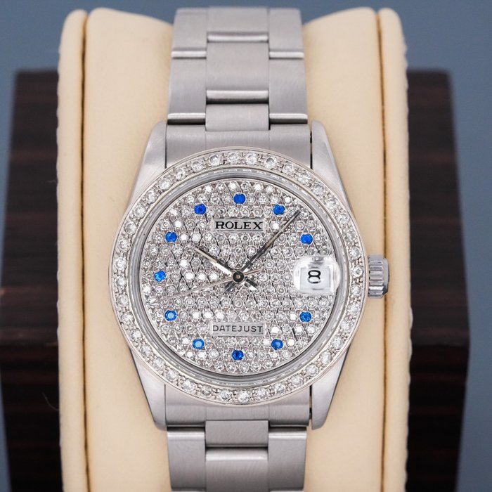 Rolex - “NO RESERVE PRICE” Datejust 31 Full Diamond - 68240 - Uniszex - 2000-2010