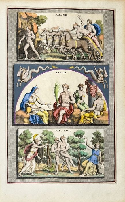 Jan Goeree (1670-1731) - Architectural Engraving - the Plot of Myth
