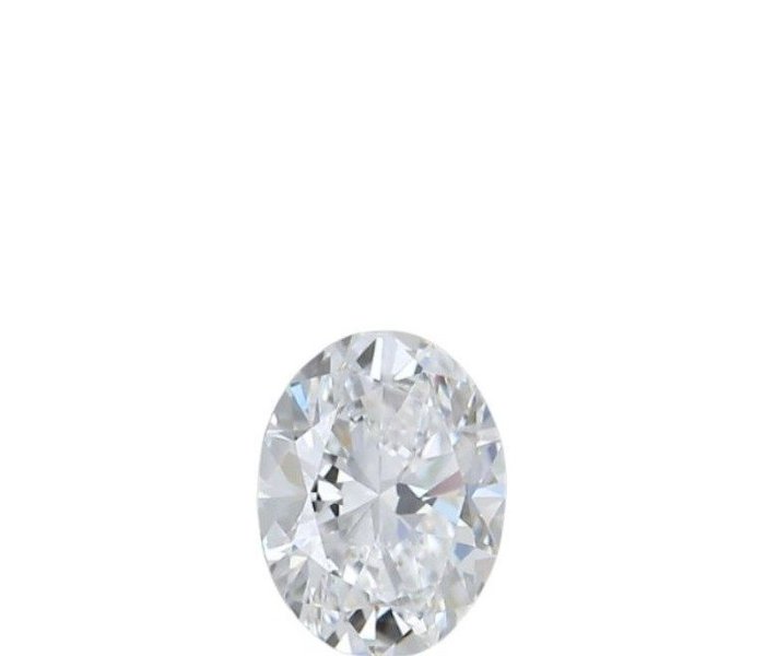 1 pcs Diamante - 0.70 ct - Ovale - D (incolore) - IF (Internamente Perfetto)