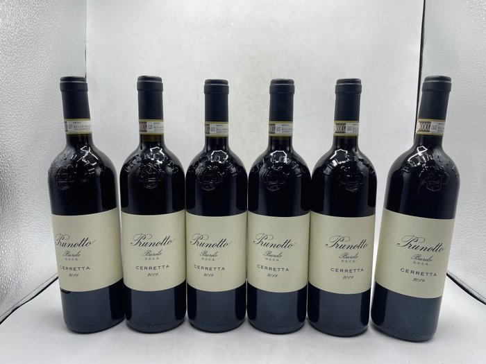 2019 Prunotto Cerretta - Barolo DOCG - 6 Flasker (0,75 L)