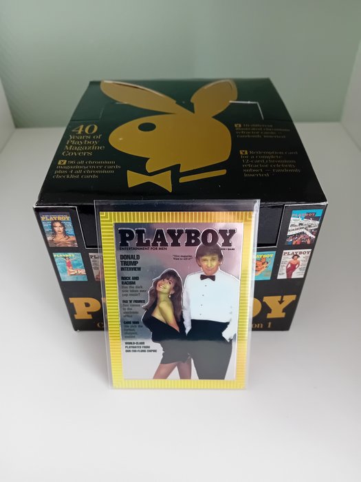 Donald Trump, Playboy Chromium Cover Cards Edition 1 1995 - 1 Card