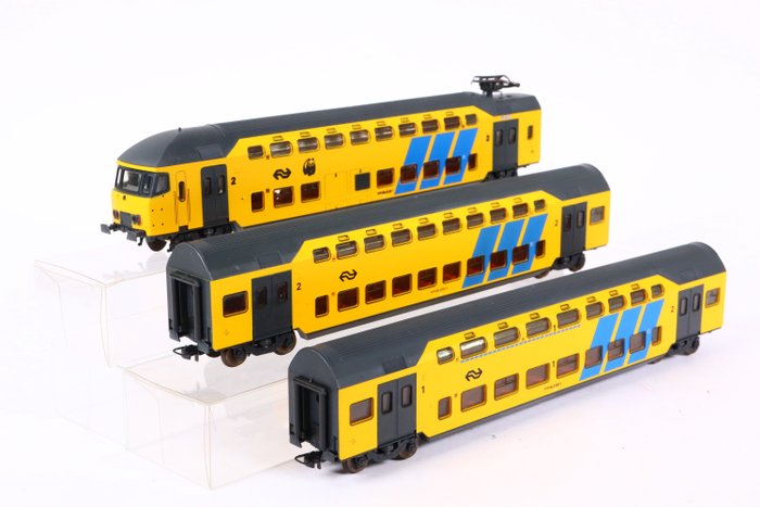 Lima H0 - 149723K - Set di carrozze passeggeri di modellini di treni (1) - Set DDM in tre pezzi 'Panda' - NS