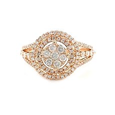 14 karaat Rosé goud – Ring – 0.79 ct Diamant