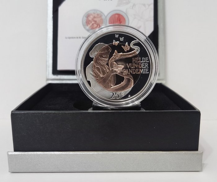 Luxemburgo. 25 Euro 2023 "Heroes of the Pandemic" Proof