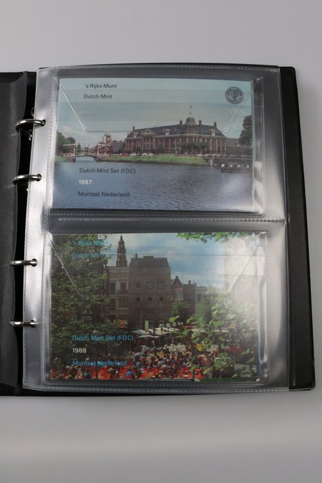 Netherlands, FDC Coin Sets 1987 to 1998. Year Set (FDC) 1987 t/m 1998