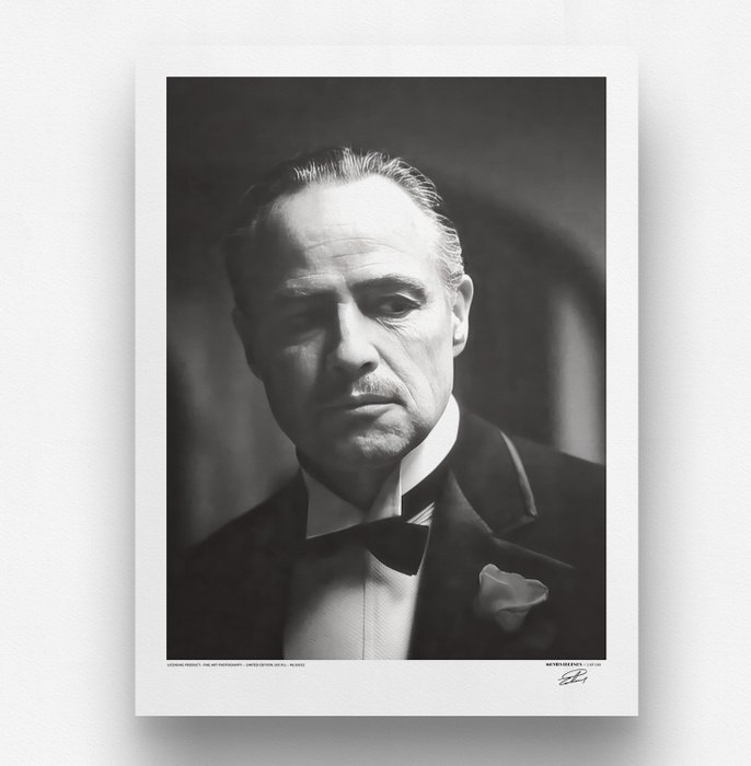 "THE GODFATHER" - Memories Collection - Luxury XXXL Photography - ! 80x60 cm ! - Limited Edition Nr 01 of 100 - Serial ML10032