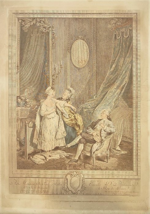Nicolas Delaunay (1739-1792) - XVIII wiek, ambasada Króla Prus,