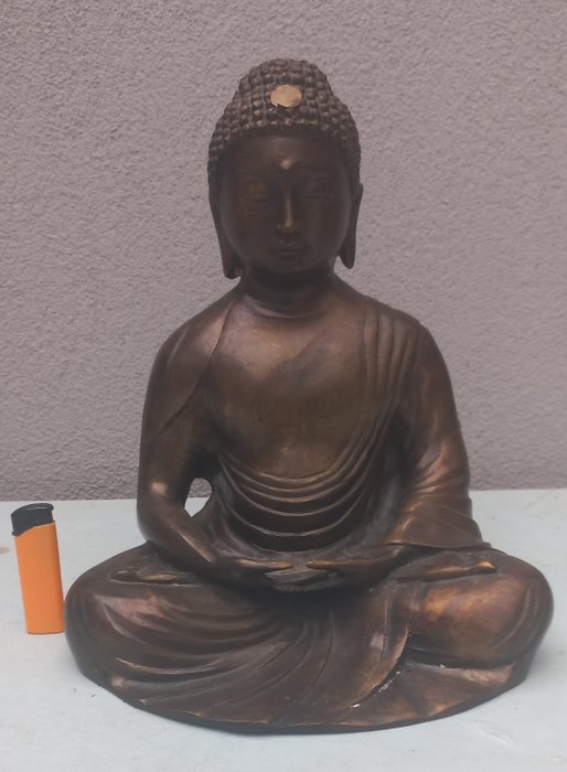 黄铜色 - Buddha Amida - 20世纪中期（二战期）