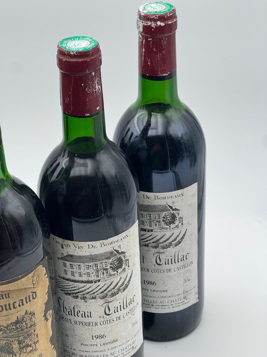 (0.75L) Château Tuillac 1971 - x 6 Château 1974 Haut - 1986 Catawiki & - Bordeaux 3, Roucaud Bottles