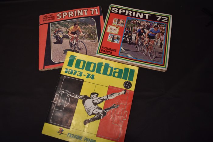 Panini - Football 1973/74 + Sprint 71/72 - 3 album incompleti