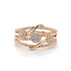 14 karaat Rosé goud – Ring – 0.51 ct Diamant