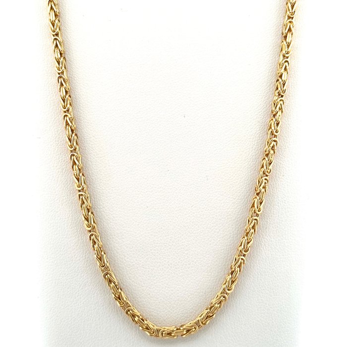 Bizantina - 60 cm - 13,3 grams - 18 Kt - 项链 - 18K包金 黄金