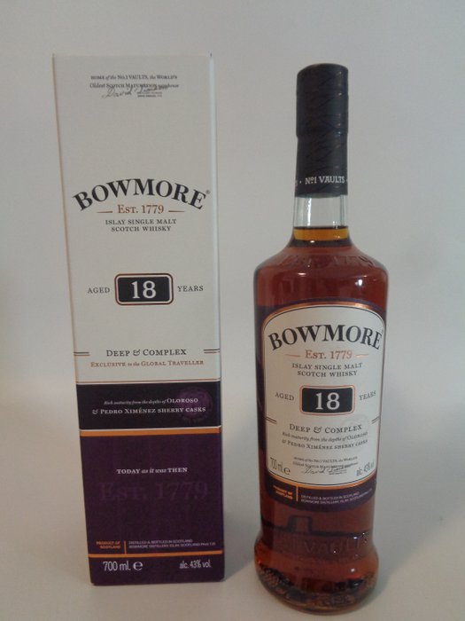 Bowmore 18 years old - Original bottling  - 700ml