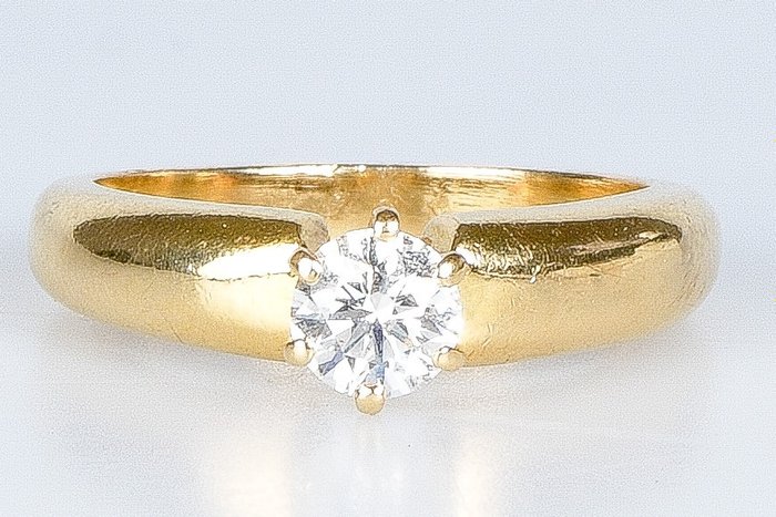 Ring Gelbgold Diamant  (Natürlich) 