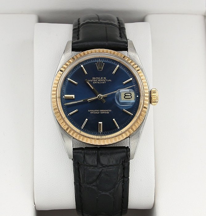 Rolex - Datejust - Blue Dial - 1601 - Uniszex - 1970-1979