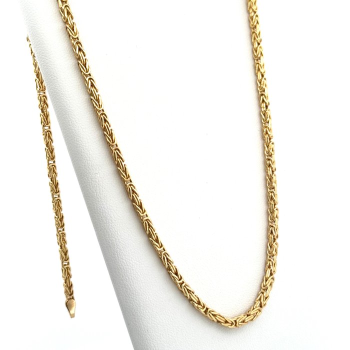 50 cm / 15 grams - Halsband Gult guld 