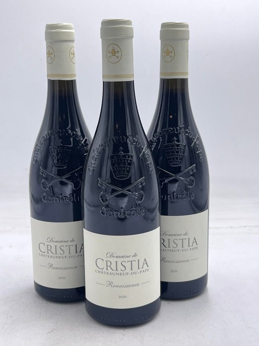 2020 Cristia - Châteauneuf-du-Pape "Renaissance" - Rhône - 3 Flaschen (0,75 l)