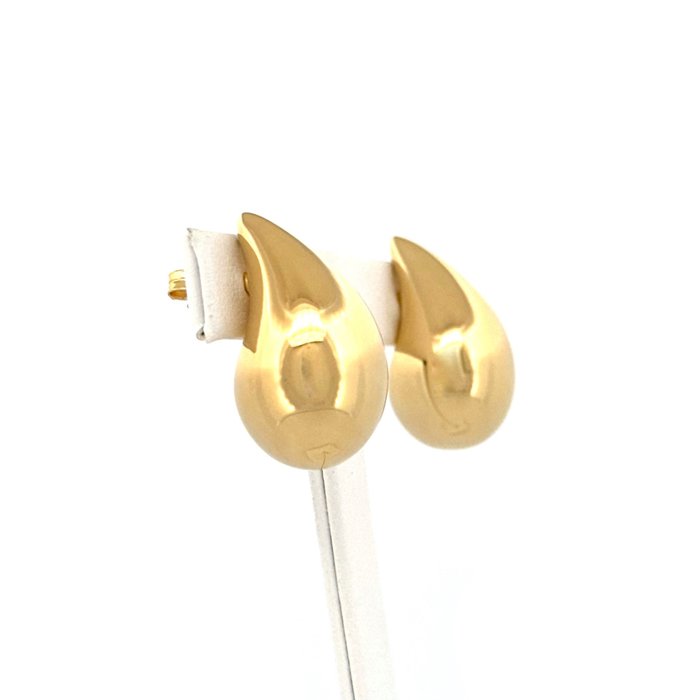 Teardrop Earrings - 4,3 gr - 1,2x2 cm - 18 Kt - 耳環 - 18 克拉 黃金 