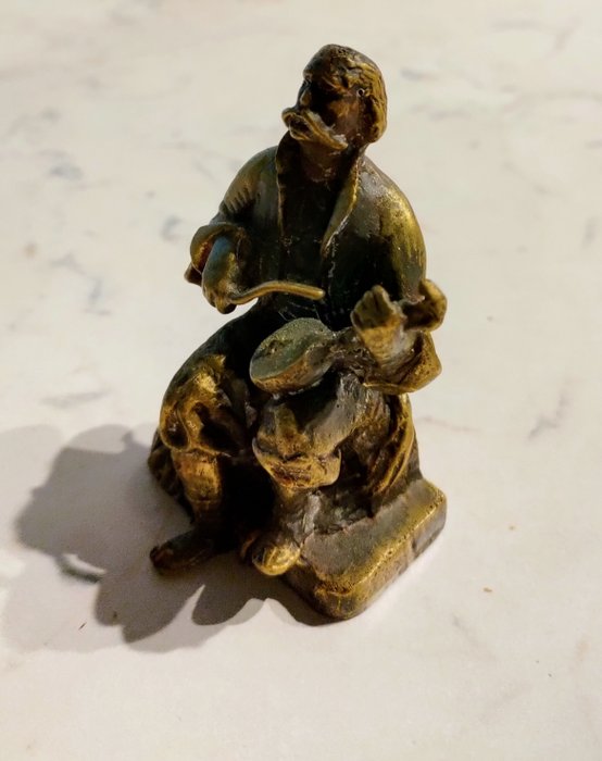 Sculpture, Musicista - 10.5 cm - Bronze