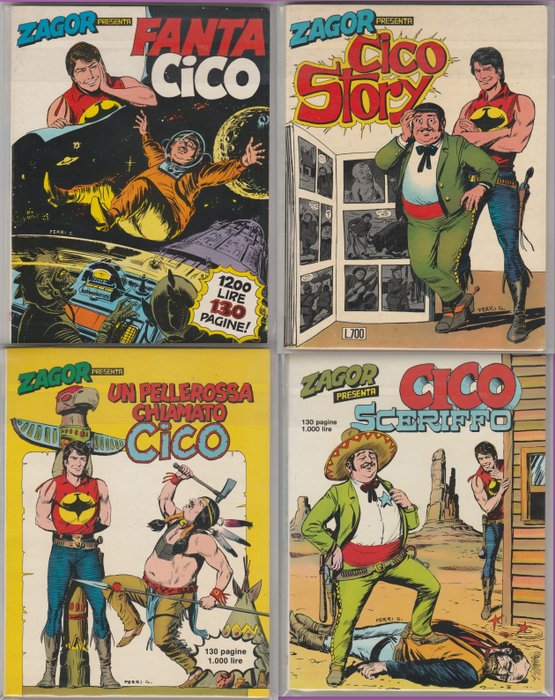 Zagor - presenta cico - 27 fumetti - Prima edizione - 1979/2007