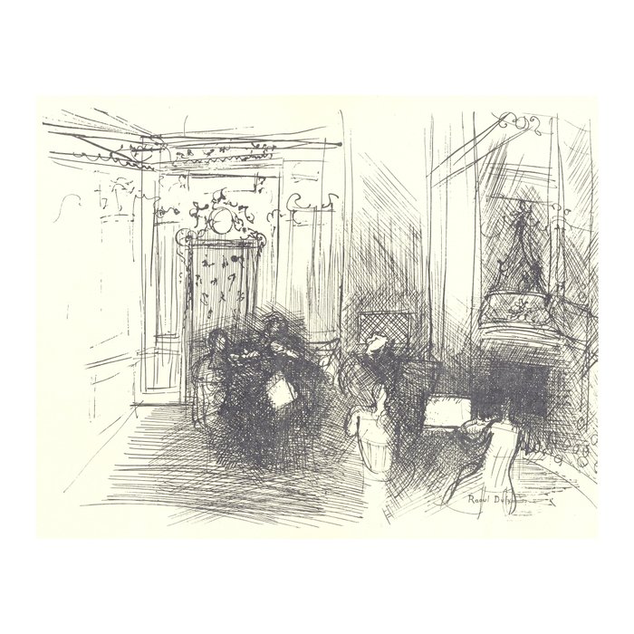 Raoul Dufy (1877-1953) - Au salon