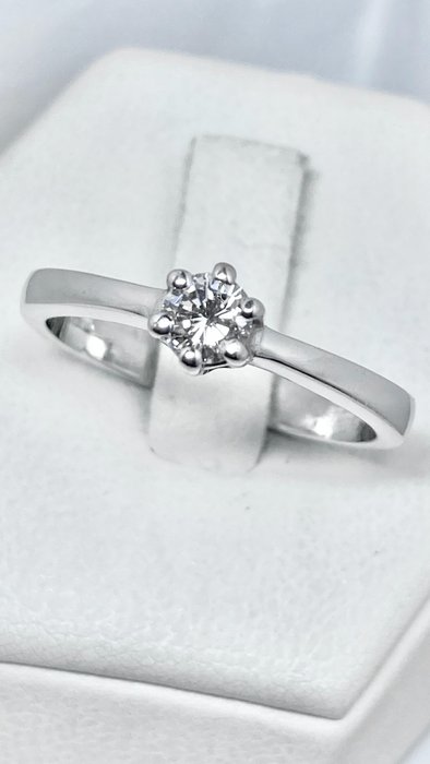 Pala Diamond Ring - Hvitt gull Diamant 