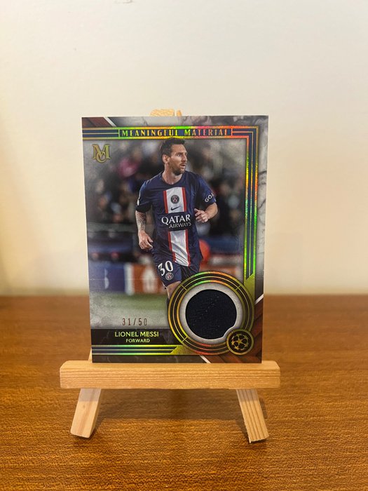 2023 - Topps - Museum Collection UEFA - Lionel Messi - /50 Patch - 1 Card
