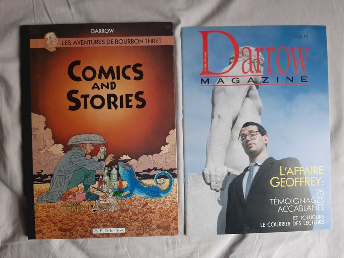 Geoff Darrow - Bourbon Thret 1 - Comics and stories + Darrow Magazine + dédicace - C - TT - 1 Album - 1986