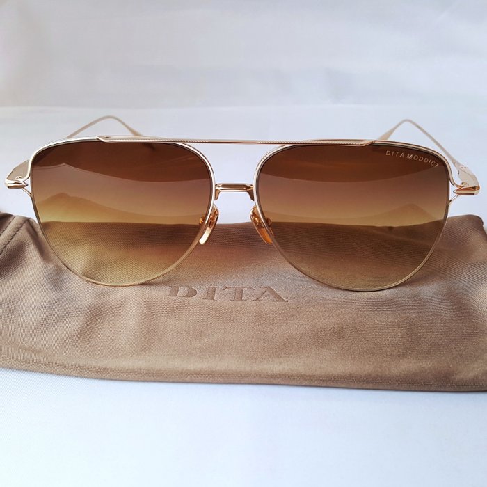 Dita - Moddict - Titanium - Aviator Gold - Premium - Hand Made - New - Óculos de sol Dior