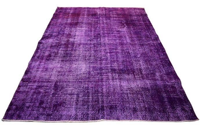 紫色復古 √ 證書 √ 已清潔 - 小地毯 - 258 cm - 173 cm