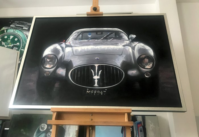 Artwork - Maserati A6GCS Berlinetta 1954   Limited Edtion ART, collectors item by FransmanART (1972)