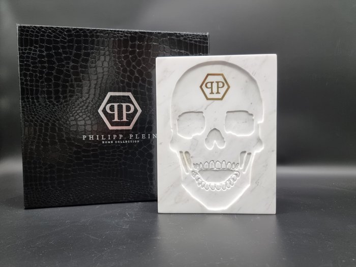 Philipp Plein - Marble Skull Book · No Reserve - 中央裝飾品  - 大理石