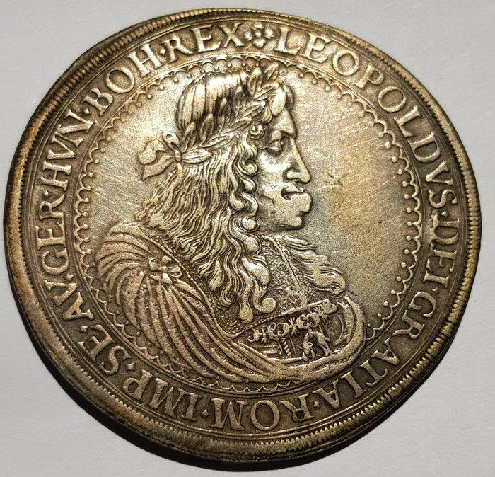 Austria. Leopold I., 1657-1705. Doppelter Reichstaler 1675 IAN, Graz. R