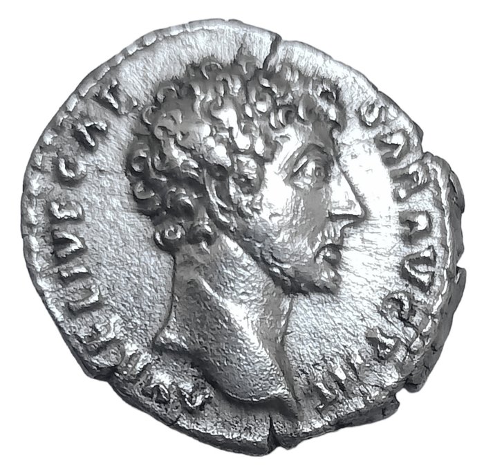 Römisches Reich. Marcus Aurelius, as Caesar AD 139-161. Denarius Rome, AD 148-149 - Minerva