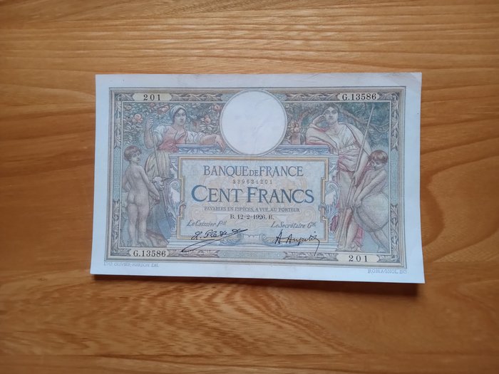 Francia. - 100 Francs 1926 - Pick 78a
