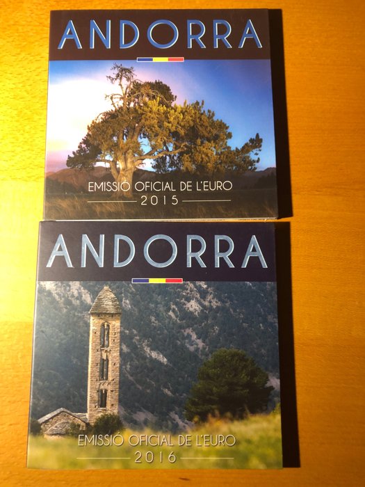 Andorra. Year Set (FDC) 2015/2016 (2 sets)