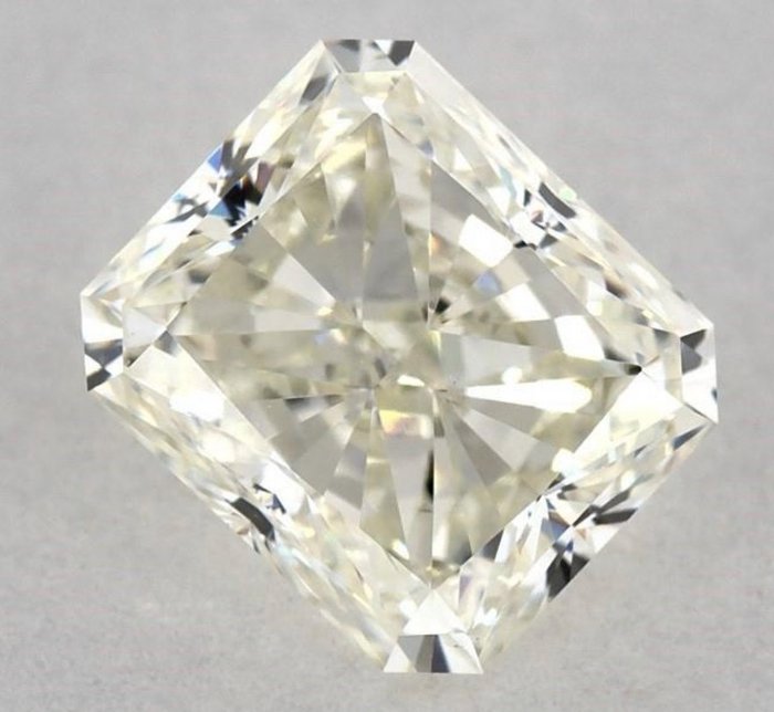 1 pcs 鑽石 - 0.92 ct - 雷地恩型 - I(極微黃、正面看為白色) - VVS2