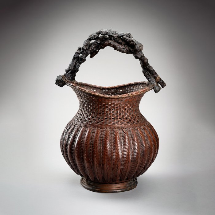 Ikebana-Vase - Bambus - Japan - Meiji Periode (1868-1912)