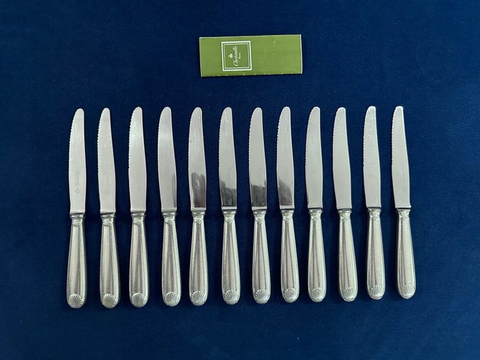 Table knife set (12) - Vendôme - Silver-plated